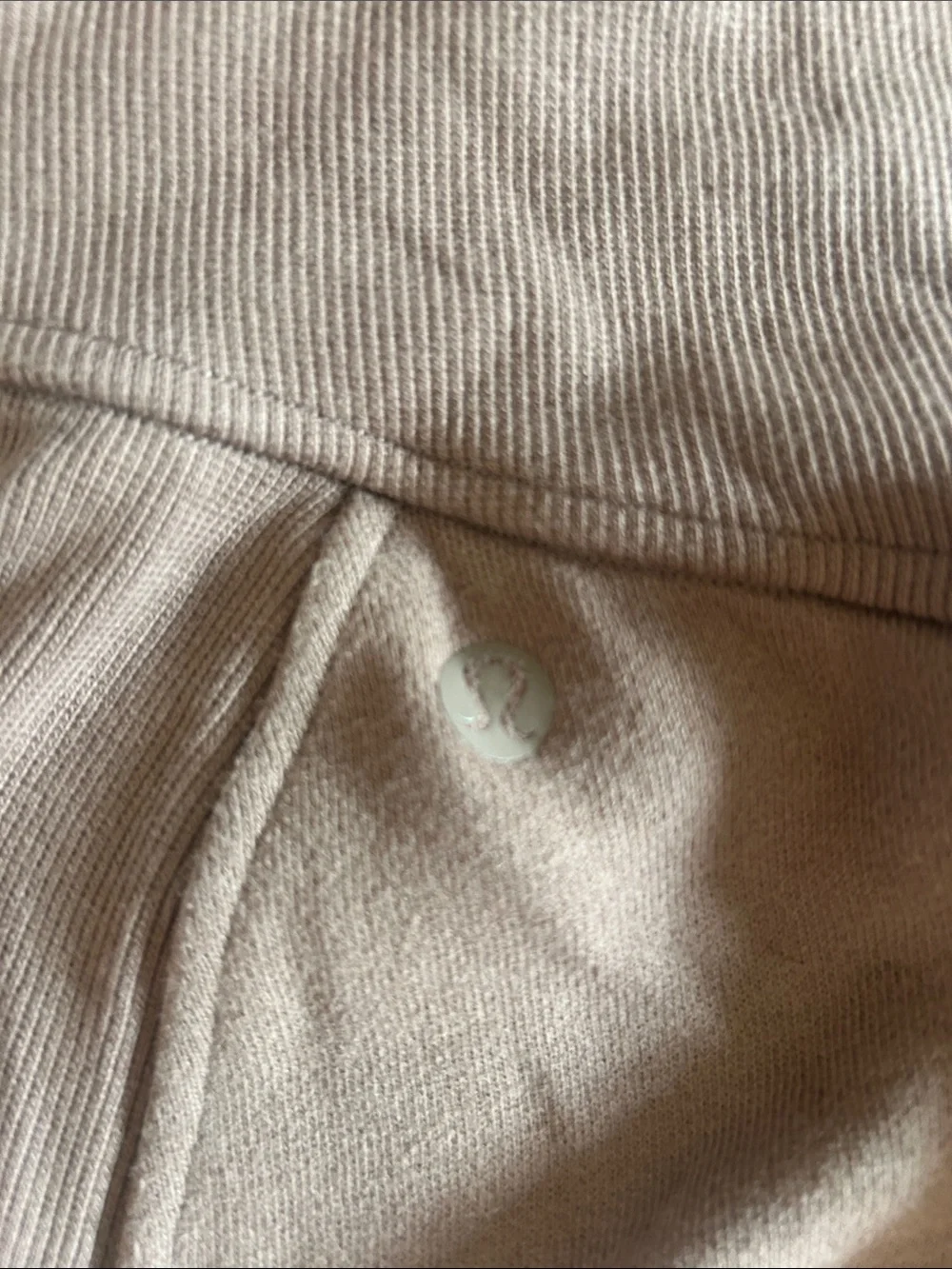 lululemon athletica Ribbed Mini Skirt in Taupe Gray
